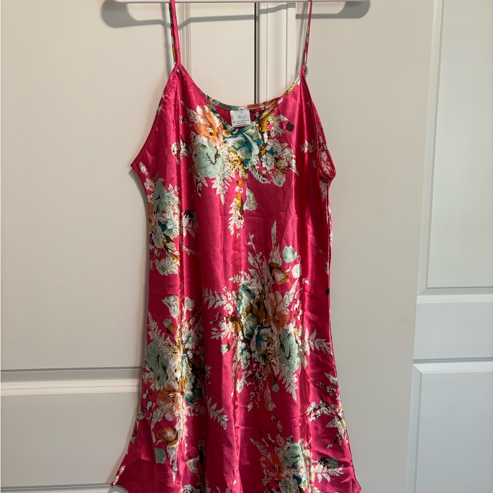 Women Floral Slip Dress - Pink